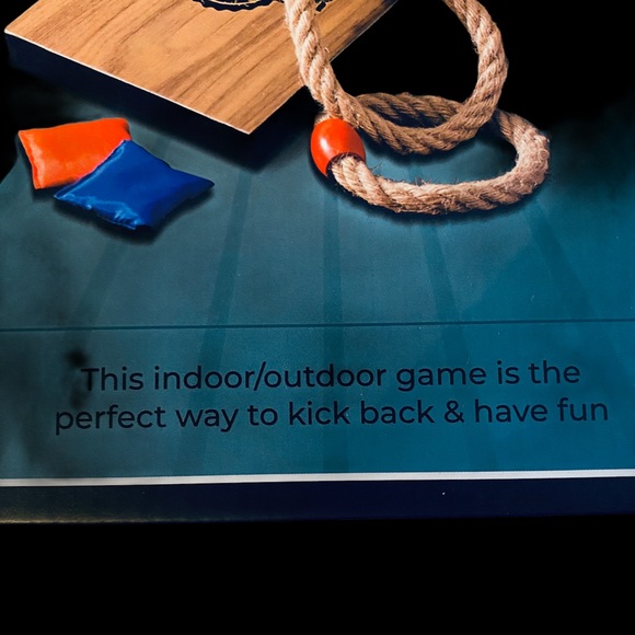 2-in-1 Table Top Bag & Ring Toss/Corn Hole Game - Picture 6 of 12